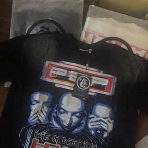 Black Graphic Tee with Bold Design